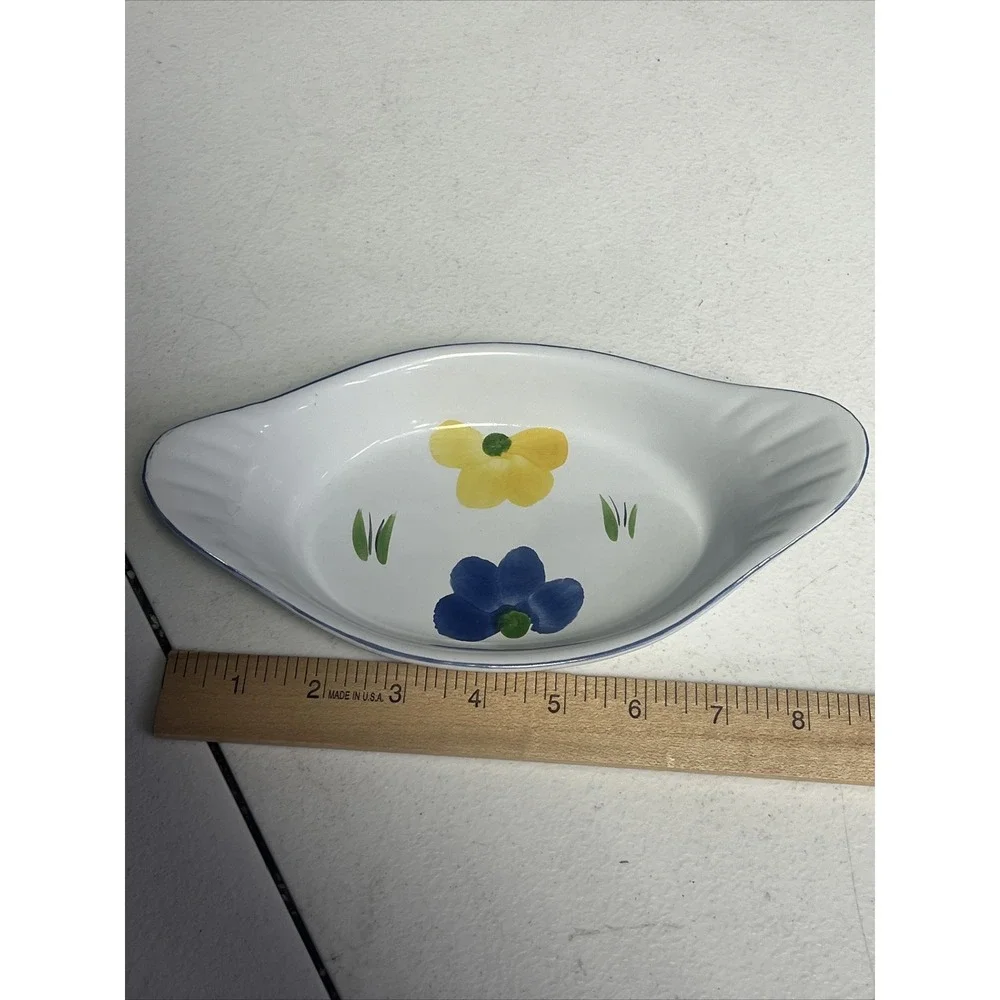 Maxam‎ Italy ITALIAN DAISY Au Gratin Dish 8 3/4